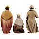 Três reis magos presépio Orginal Pastor Val Gardena madeira pintada 12 cm s11