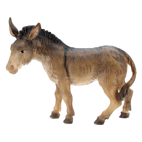 Ox and Donkey, 10 cm Nativity Original Shepherd model, in painted Valgardena wood 3