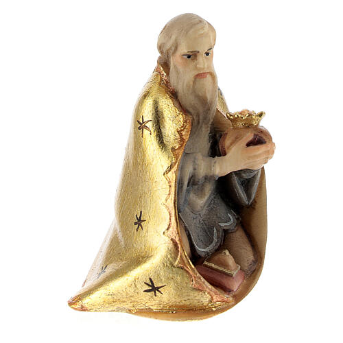 Three Wise Men, 10 cm nativity Original Redeemer model, in painted Val Gardena wood 4
