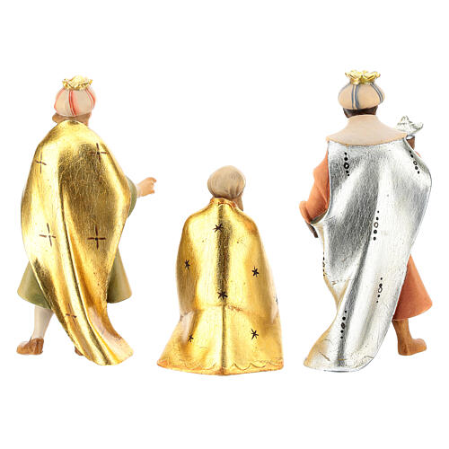 Wise Men with gifts Original Redentore Nativity Scene in painted wood from Val Gardena 12 cm 6