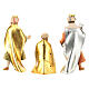 Three Kings with Gifts Set, 12 cm nativity Original Redeemer model, in painted Val Gardena wood s6