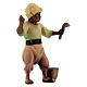 Giovane cammelliere cammello sdraiato presepe Original Redentore legno dipinto in Valgardena 12 cm s6