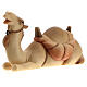 Giovane cammelliere cammello sdraiato presepe Original Redentore legno dipinto in Valgardena 12 cm s7