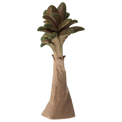 Stylised palm tree Original Redentore Nativity Scene in painted wood from Valgardena 12 cm 4