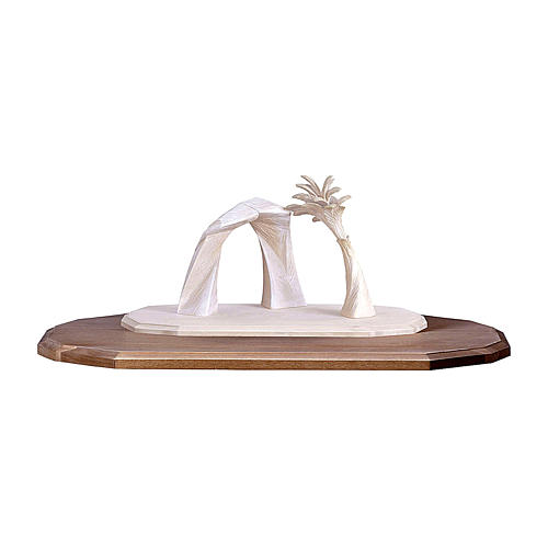 Extension for arched cave Original Redentore Nativity Scene in painted wood from Valgardena 12 cm 1