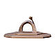 Capanna ricurva con ampliamento presepe Original Redentore legno dipinto in Val Gardena 10 cm s1