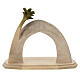 Nativity Scene in arched cave Original Redentore model in painted wood from Valgardena 12 cm - 9 pieces s13