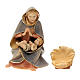 Curved Stable with Holy Family, 12 cm nativity Original Redeemer model, in painted Valgardena wood, 9 figurines s3