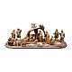 21 piece Nativity Set with Stable, 10 cm nativity Original Redeemer model, in painted Val Gardena wood s1