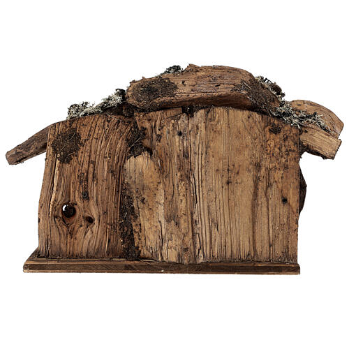 Heilige Familie mit Hirte Mod. Original Redentore Grödnertal Holz 12cm 6St. 7