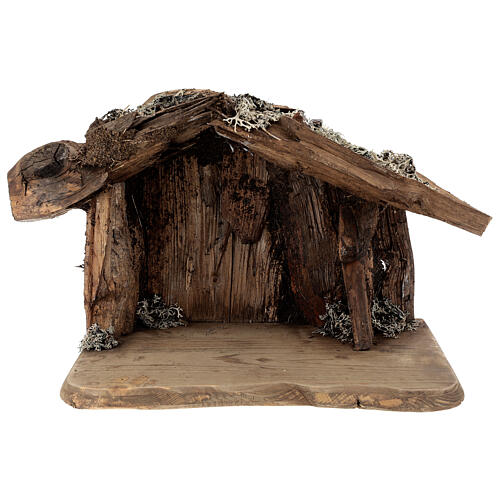 Święta Rodzina z pastuszkiem w grocie szopka Original Redentore drewno Val Gardena 12 cm - 6 części 4