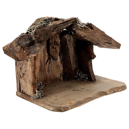 6 pcs Sacred Family with Young Shepherd, 12 cm nativity Original Redeemer model, in painted Val Gardena wood 8