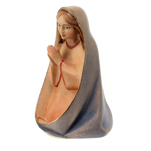 Mary, Baby Jesus and Joseph statue 12 cm, nativity Original Comet, in painted Val Gardena wood 8