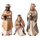 The Three Wise Men Original Cometa Nativity Scene in painted wood from Valgardena 10 cm s1