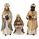 The Three Wise Men Original Cometa Nativity Scene in painted wood from Valgardena 12 cm s1