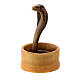 Encantador de serpientes belén Original Cometa madera pintada en Val Gardena 10 cm de altura media s4