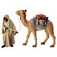 Standing camel group Original Cometa Nativity Scene in painted wood from Valgardena 12 cm s1