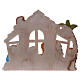 Hut in resin 10 characters for Nativity Scene 13.5 cm s2