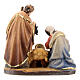 Rainell Nativity Scene carved from a painted wooden block from Valgardena s4