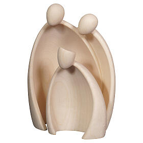Moderne Holzfiguren minimalistisches Design, 9,5 cm