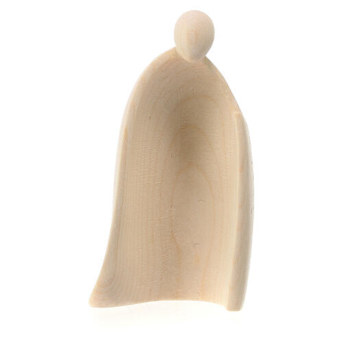 Stylized shepherd in natural wood, Ambiente Design Nativity Scene 9.5 cm 1