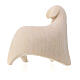 Owca stojąca głowa na lewo stylizowana drewno naturalne Ambiente Design 9,5 cm s4