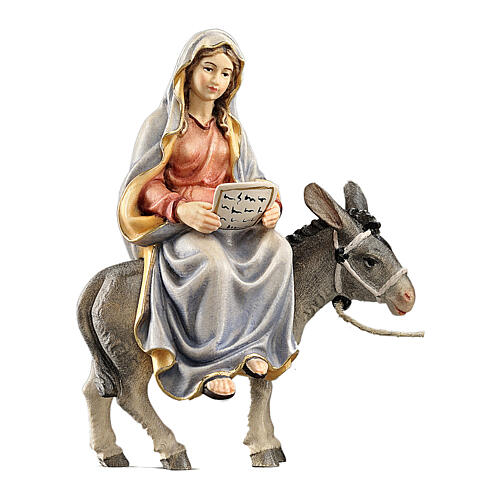 Search for accommodation in painted wood, Kostner Nativity 9.5 cm 2