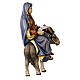 Search for accommodation in painted wood, 12 cm Kostner Nativity s6