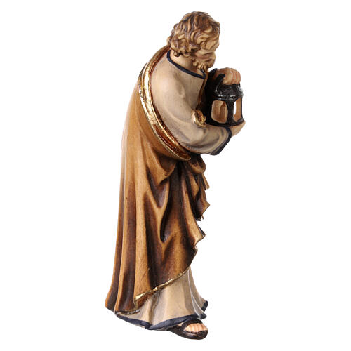 Sagrada Família madeira pintada para presépio Kostner com figuras de 9,5 cm 7
