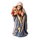 Holy Family statue in painted wood 9.5 cm Kostner nativity s6