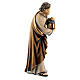 Holy Family statue in painted wood 12 cm Kostner nativity s10