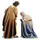 Holy Family statue in painted wood 12 cm Kostner nativity s11