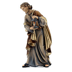 Święty Józef drewno malowane szopka Kostner 9,5 cm