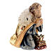 Re inginocchiato legno dipinto presepe Kostner 9,5 cm s3