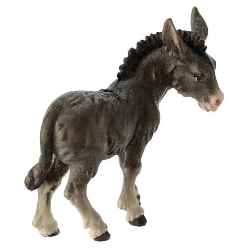 Âne bois peint crèche Kostner 12 cm 4