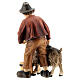 Ragazzo con capra legno dipinto presepe Kostner 12 cm s6