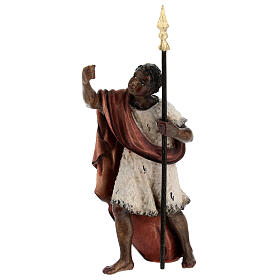 Cammelliere legno dipinto presepe Kostner 9,5 cm