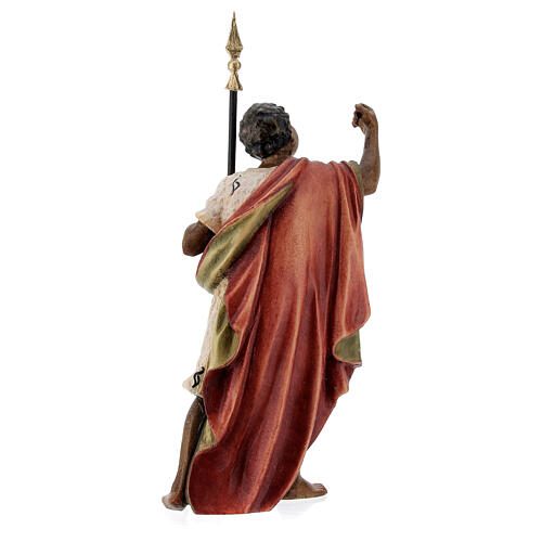 Cammelliere legno dipinto presepe Kostner 12 cm 4