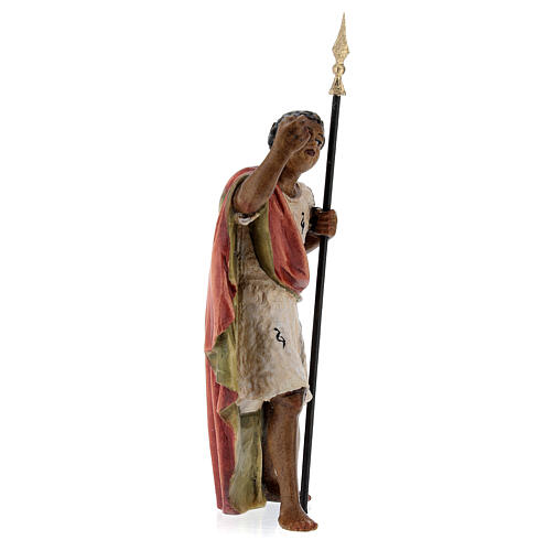 Camel driver figurine 12 cm, nativity Kostner, in painted wood 3