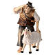 Kostner Nativity Scene 9.5 cm, shepherd with sheep in painted wood s1