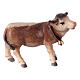Vitello legno dipinto Kostner presepe 9,5 cm s1
