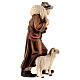 Pastore con pecore legno dipinto presepe Kostner 12 cm s4