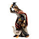 Woman with jug in painted wood, Kostner Nativity scene 9.5 cm s2