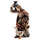 Kostner Nativity Scene 12 cm, woman with jug and duck, in painted wood s3
