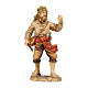 Ragazzo per elefante legno dipinto Kostner presepe 9,5 cm s1