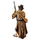 Kostner Nativity Scene 9.5 cm, shepherd with crook, in painted wood s4