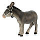 Donkey for accommodation search scene in painted wood, Kostner Nativity scene 9.5 cm s2