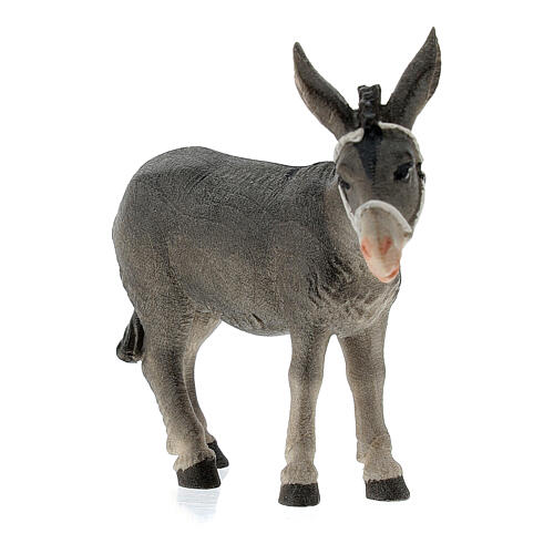 Burro búsqueda alojamiento madera pintada Kostner belén 9,5 cm 3