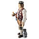 Innkeeper in painted wood, Kostner Nativity scene 9.5 cm s3