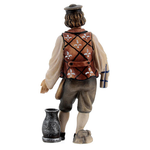 Oste legno dipinto Kostner presepe 9,5 cm 4